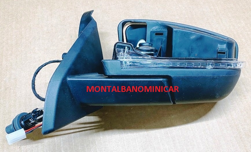 SPECCHIETTO RETROVISORE SINISTRO AIXAM SENSATION / EMOTION CON LED FRECCIA