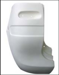 PARAURTI AIXAM 500.4 LATERALE SINISTRO