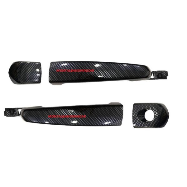 COPPIA MANIGLIA CARBON LOOK ESTERNA SPORTELLO AIXAM E MINAUTO