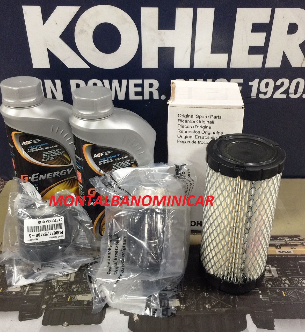KIT MANUTENZIONE LOMBARDINI LDW442 / LDW492 DCI COMMON RAIL VECCHIA SERIE