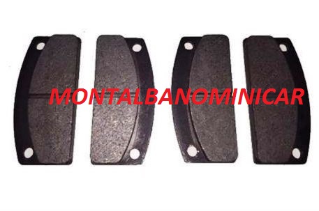 KIT PASTIGLIE FRENI POSTERIORI MICROCAR MC1 MC2 PRIMA DEL 2006