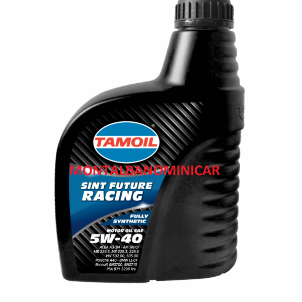 OLIO MOTORE SINTETICO 5W40 RACING LT. 1