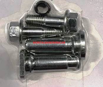 KIT COLONNETTE BULLONI PERNI PINZA FRENI POSTERIORE LIGIER E MICROCAR