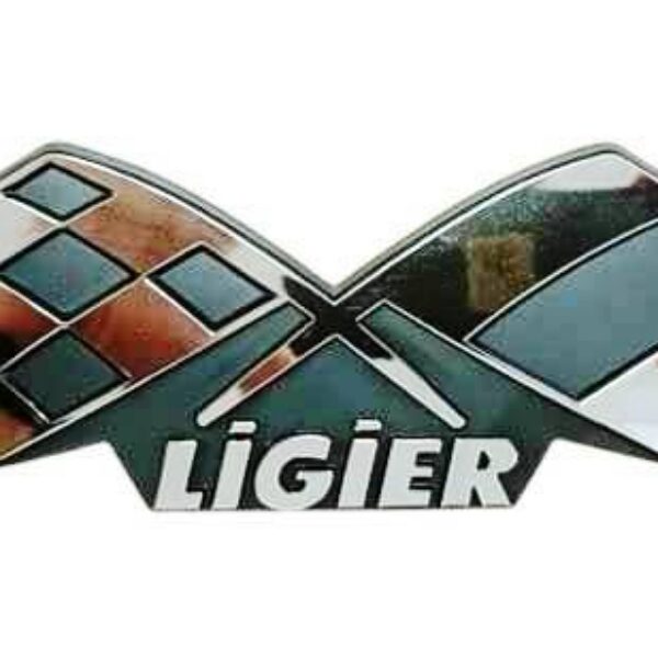 LOGO CROMATO COFANO ANTERIORE ORIGINALE LIGIER JS50 F4 – JS60 – MYL1 1414043