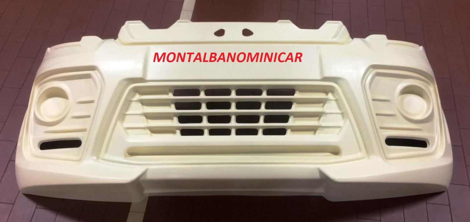 PARAURTI ANTERIORE LIGIER JS50 SPORT V2 (JS56) / V3 (JS58) COMPLETO DI CALANDRA REALIZZATO IN VETRORESINA