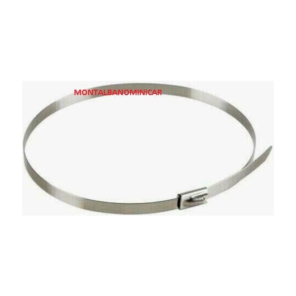 FASCETTA IN ACCIAIO INOX PER CUFFIA SEMIASSE