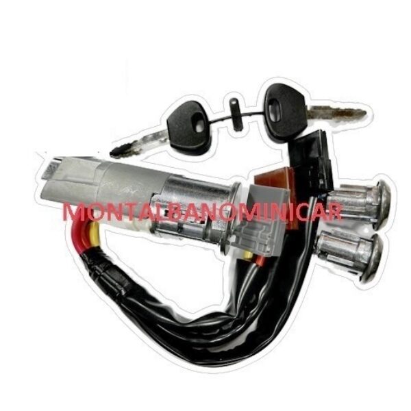 KIT CILINDRETTI SERRATURA SPORTELLI E QUADRO AVVIAMENTO LIGIER / MICROCAR / AIXAM / CHATENET / JDM CON UNICA CHIAVE PER TUTTO