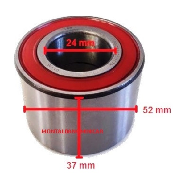 CUSCINETTO MOZZO POSTERIORE CASALINI M10 M12 M14 M20